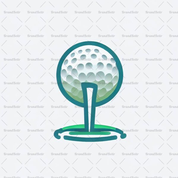 Golftee und Ball